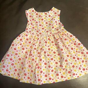 Charming Floral Kids Dress - Pink and Yellow